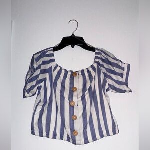 Casual two piece matching set.